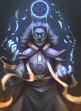 Haradeth, Undead Dwarf Cleric