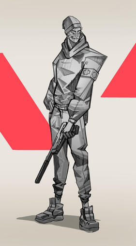 (Personal) Valorant agent concept art