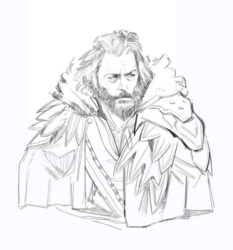 Old Man Character Sketch