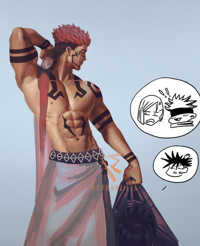 JJK Fanart and Anatomy Study